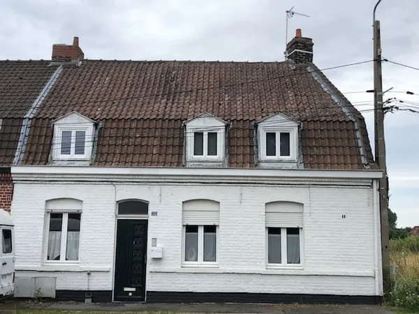 The front of the house